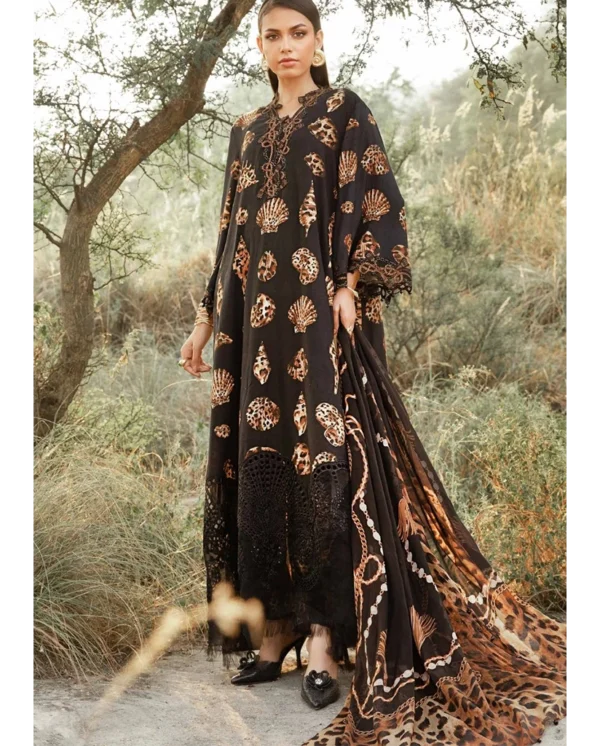 Maria B 3pec Unstiched Embroidered Lawn Collection